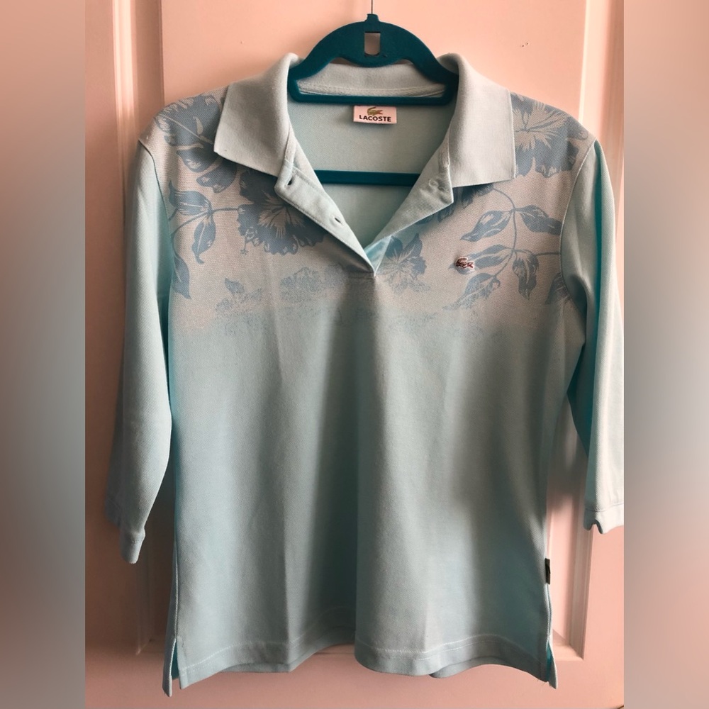 Pre-owned Lacoste slim fit pique polo